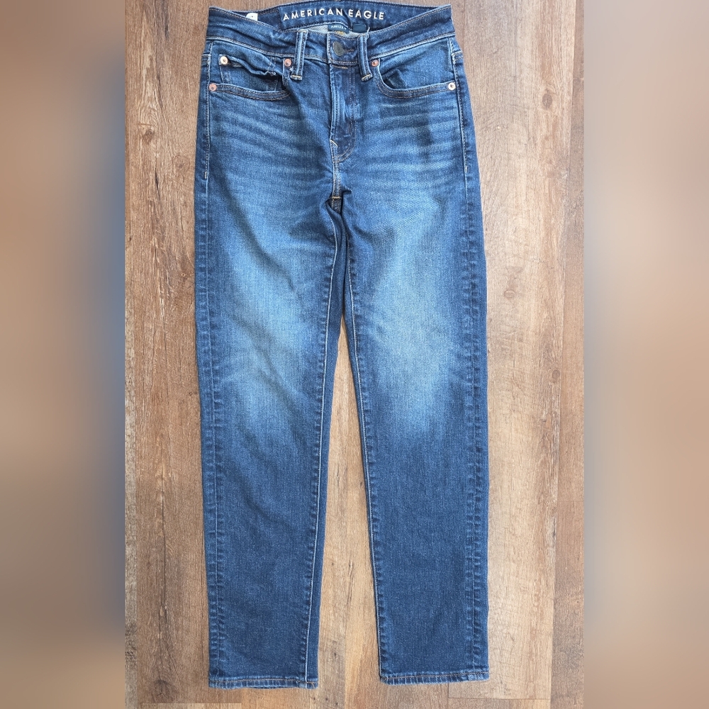 American Eagle Outfitters Straight Leg Blue Jeans|Athletic Fit|Classic Denim